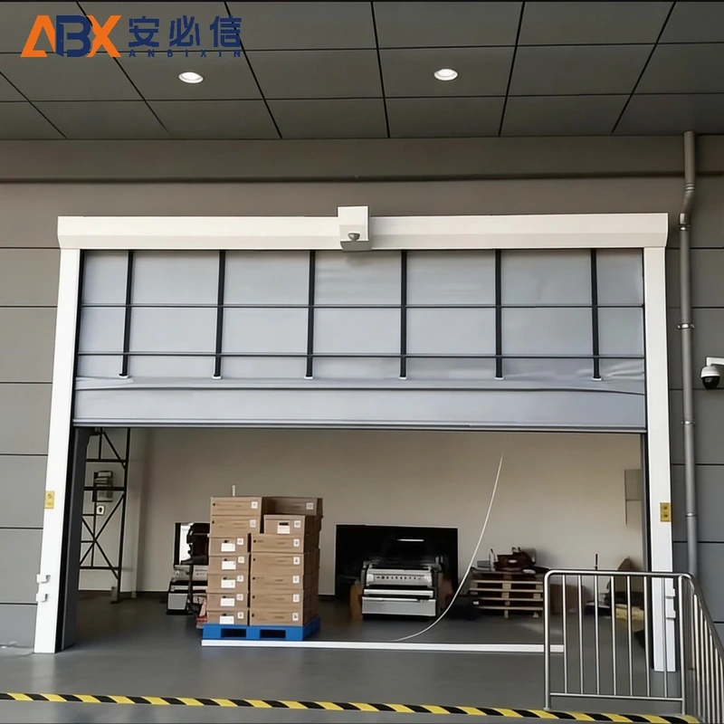 张家口市软帘堆积门